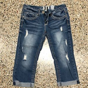 Trademark crop jeans